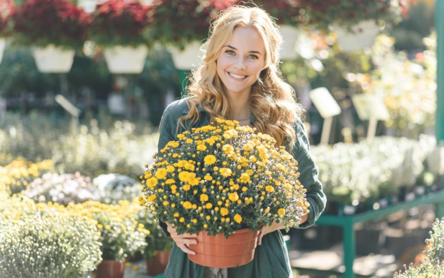 Elegant floral arrangement setup at outdoor event